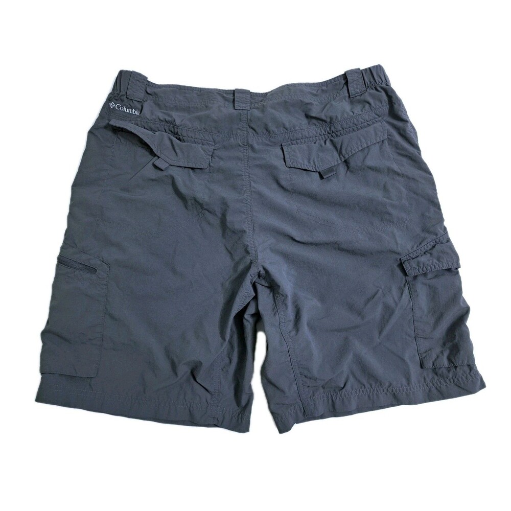 Columbia Cargo Shorts Men's 38 Silver Ridge Hiking Trail Utility Gray Fishing - Picture 6 of 9